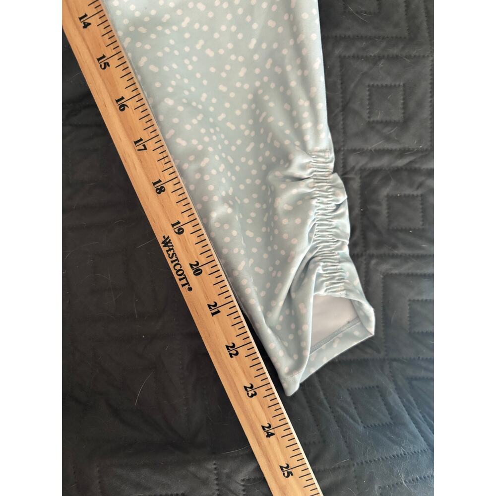 Betsy Johnson Performance Activewear Set Blue Speckled Bra M Leggings L - Picture 13 of 14